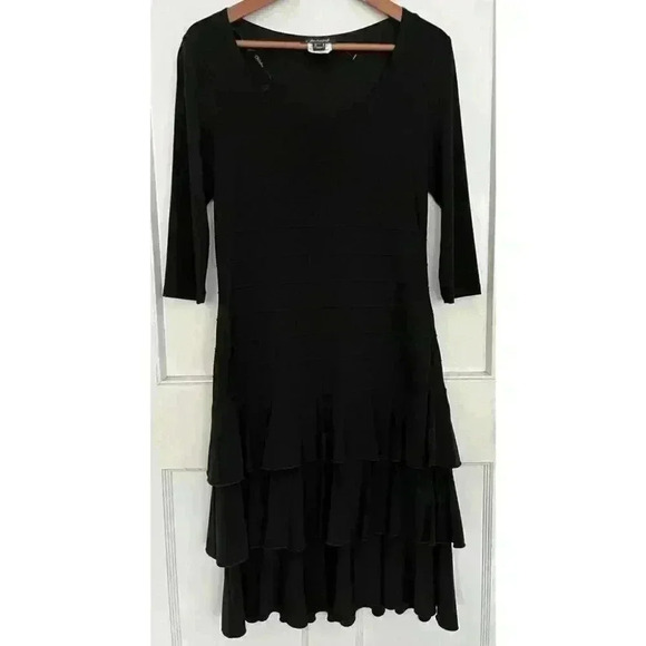 Nueva Dresses & Skirts - BNWT Nueva Black Tiered/ Ruffle Dress Size 8